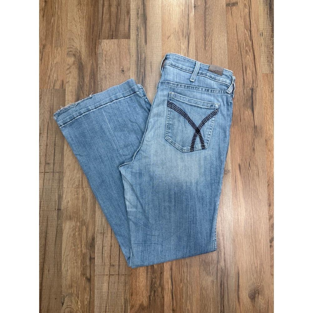 Ariat High Rise‎ Slim Trouser Jeans Women's 32S Light Wash Denim
